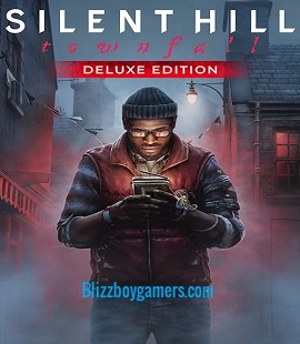 Simon Ordell, protagonista de Silent Hill Townfall Deluxe Edition, con gorro oscuro, gafas y chaqueta roja.